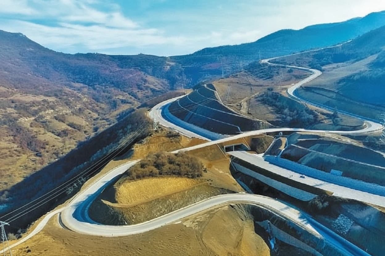 Azerbaycan Kelbecer Şantiyesi Fore Kazık İmalatları